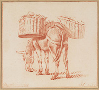 TvB G 6193
<br/>
Ezel met twee draagmanden
<br/>
<em>Cootwyck, Jurriaan (1714 - 1798)</em>